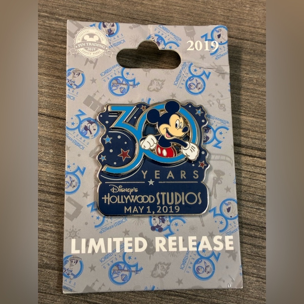 Disney Parks Hollywood Studios 30 Years Limited Release Pin